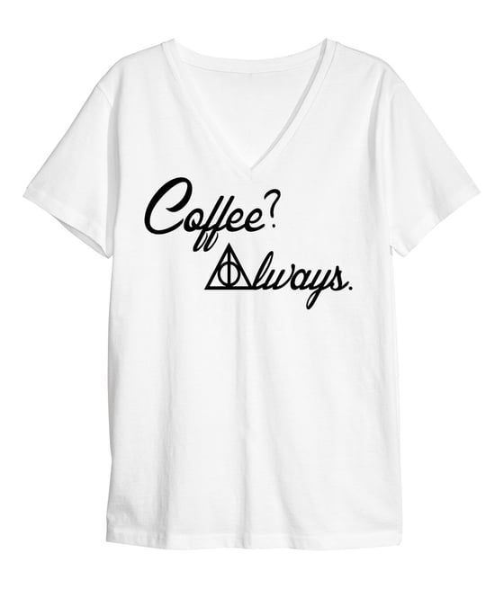 Image of Harry Potter Inspired Coffee Tees and Tanks