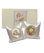 Image of Set of II Silk Cushions: Vintage soaps