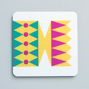 Image of Cracker coaster Yellow