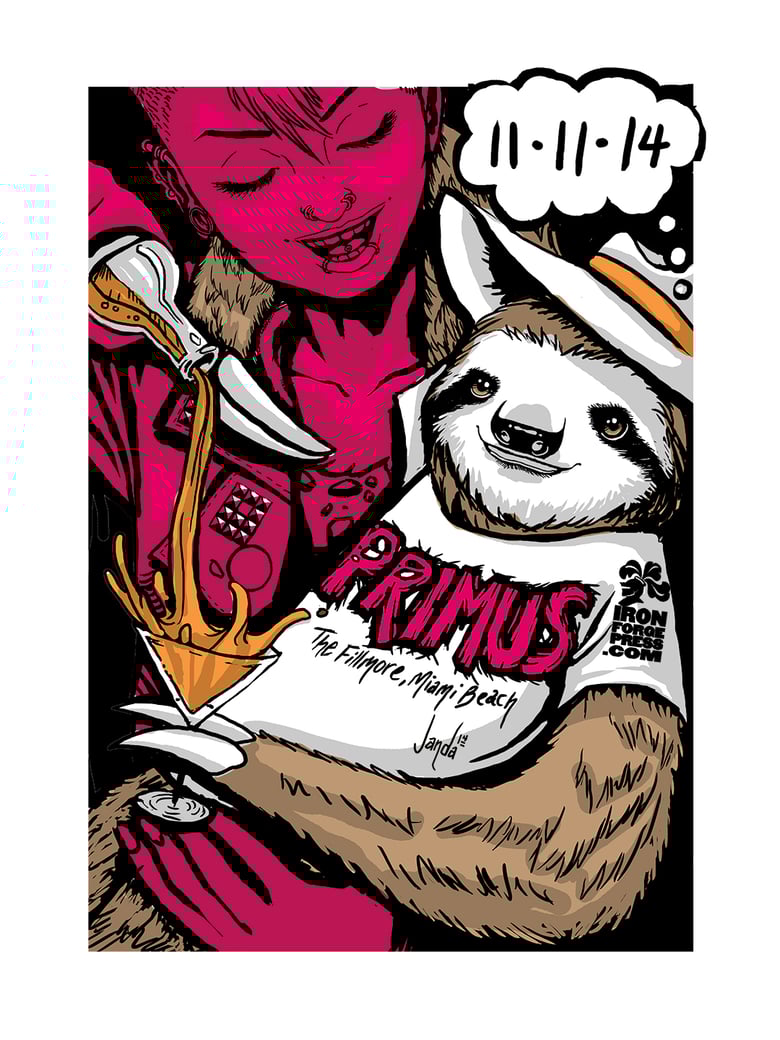 Image of PRIMUS limited screenprinted poster