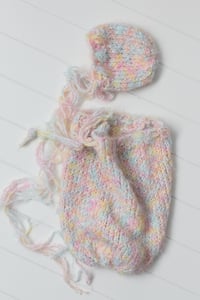 Image of Swaddle Sack and Bonnet