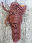 Image of Tooled Leather Holster - LH