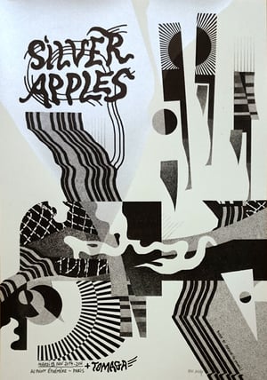 SILVER APPLES (2014) Screenprinted Poster