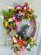 Image of 40cm Rattan Dog Wreath