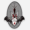 Vampire Bunny Sticker