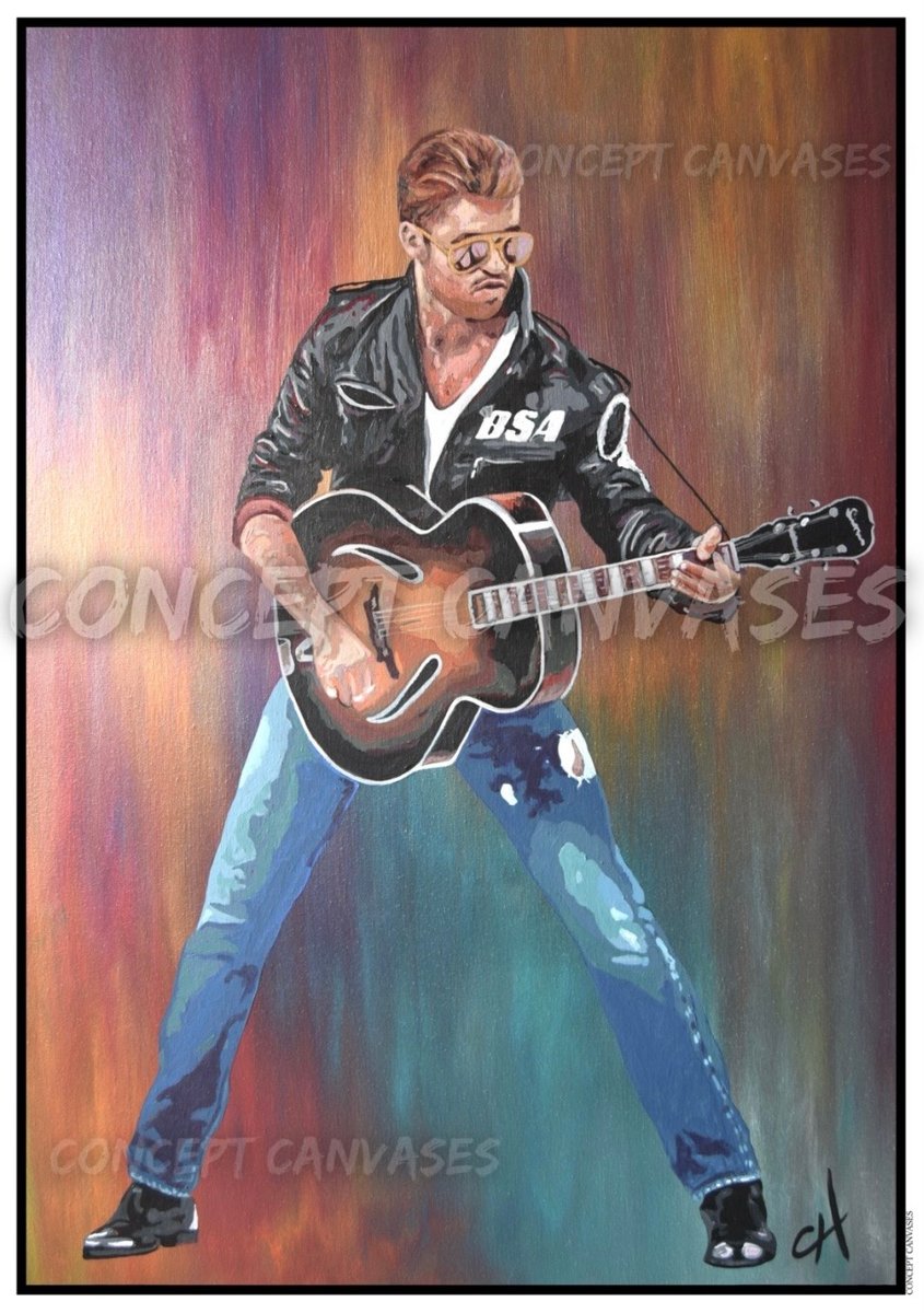 ‘George Michael’ A3 Print | Concept Canvases