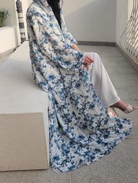 Image 2 of Yara blue abaya 
