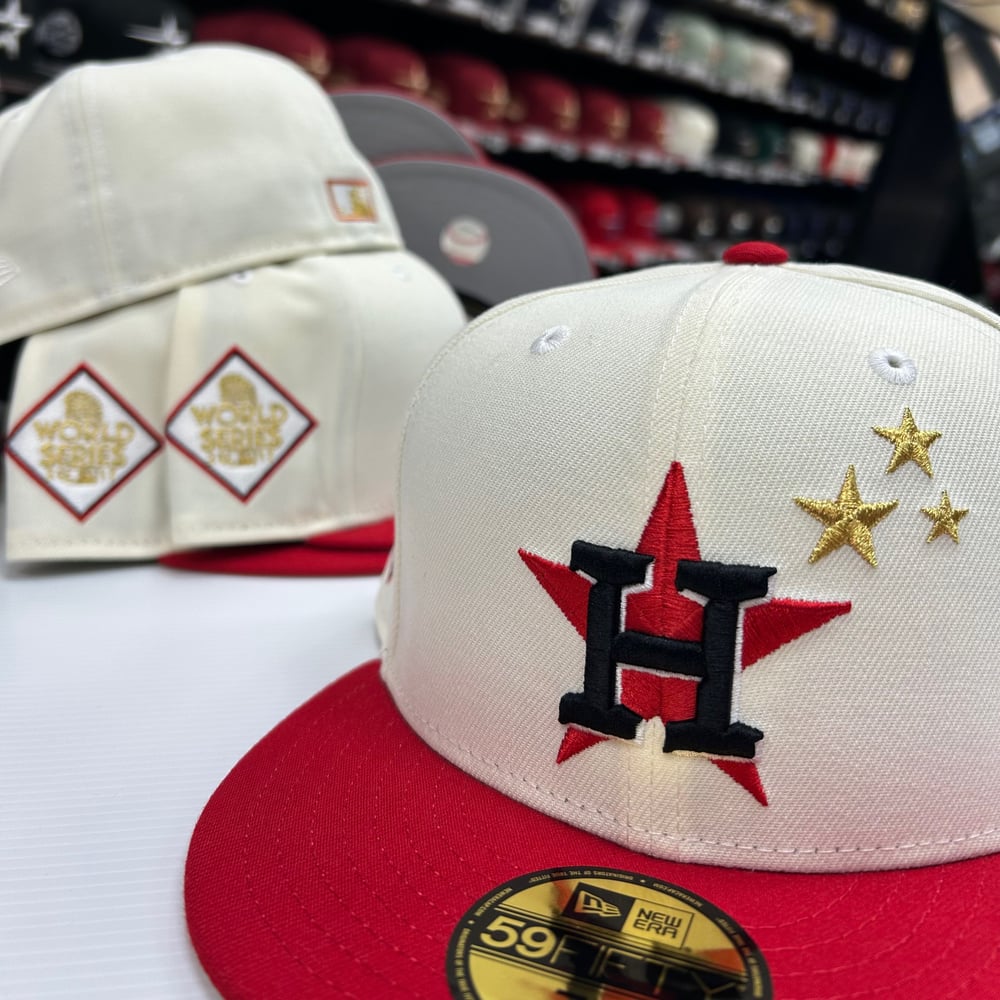 New Era 59Fifty Chrome Scarlet Stars WS17