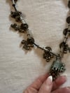 vintage nomadic coin and bell necklace 