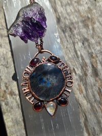 Image 3 of Electroformed TURMOIL and TINFOIL necklace