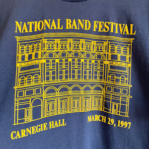 Image of Carnegie Hall National Band Festival T-Shirt