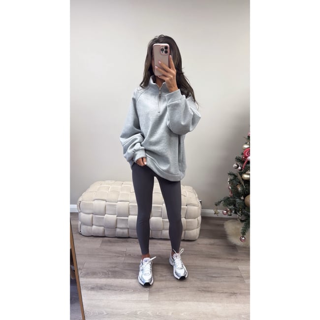 Grey zip up jumper 