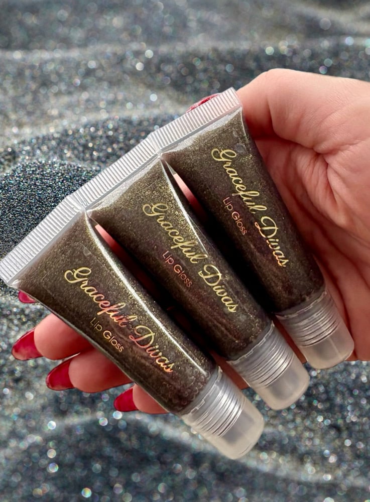 Image of Midnight Kiss Lip Gloss 🖤💋✨