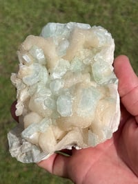 Image 11 of Green Apophyllite & Stilbite Specimen | India #3079