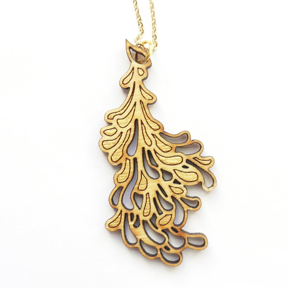 The Harbinger Co. — Medium Gold Blossom Pendant with Chain