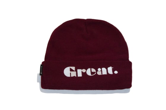 Image of Simply Great Beanie (Burgundy)