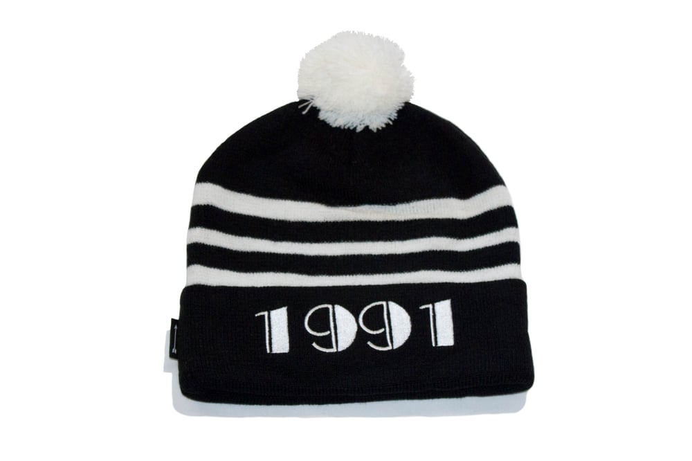 Image of 1991 Beanie (Blk/Wht)