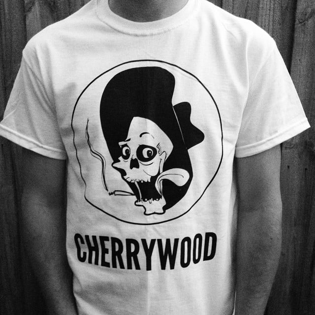 Image of SKULL LOGO TEE - WHITE