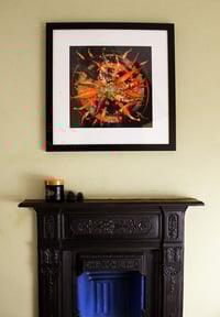 Image 2 of Lily Greenwood Signed Giclée Print - Koi on Black/Gold - Limited Edition