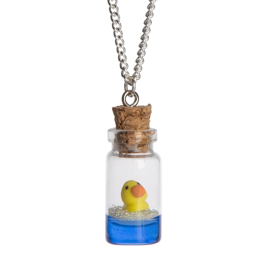Image of Rubber Duck Bottle Necklace
