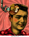 Canvas Giclee- Mind Control By Food