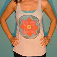 Image 2 of Lotus Racer Back Tank Top