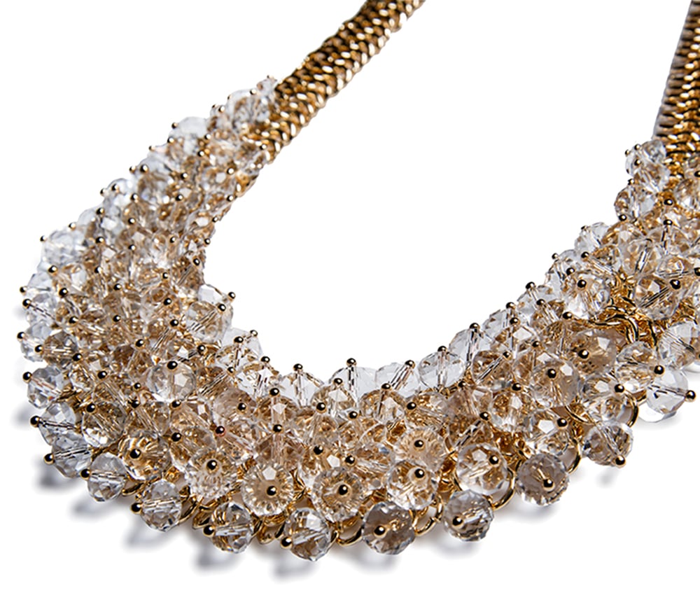 Image of Frosted Bead Necklace