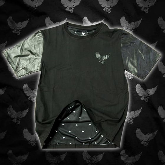 Image of Leather Cut & Sew T-Shirt (Limited Edition)
