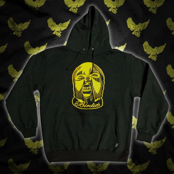 Image of Black/Gold SkiMask Hoodie