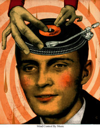 Canvas Giclee- Mind Control By Music