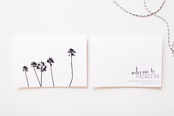 Image of Palm Trees Notecard
