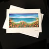 Santa Cruz Poppies & Surf 5-Pack Greeting Card Set