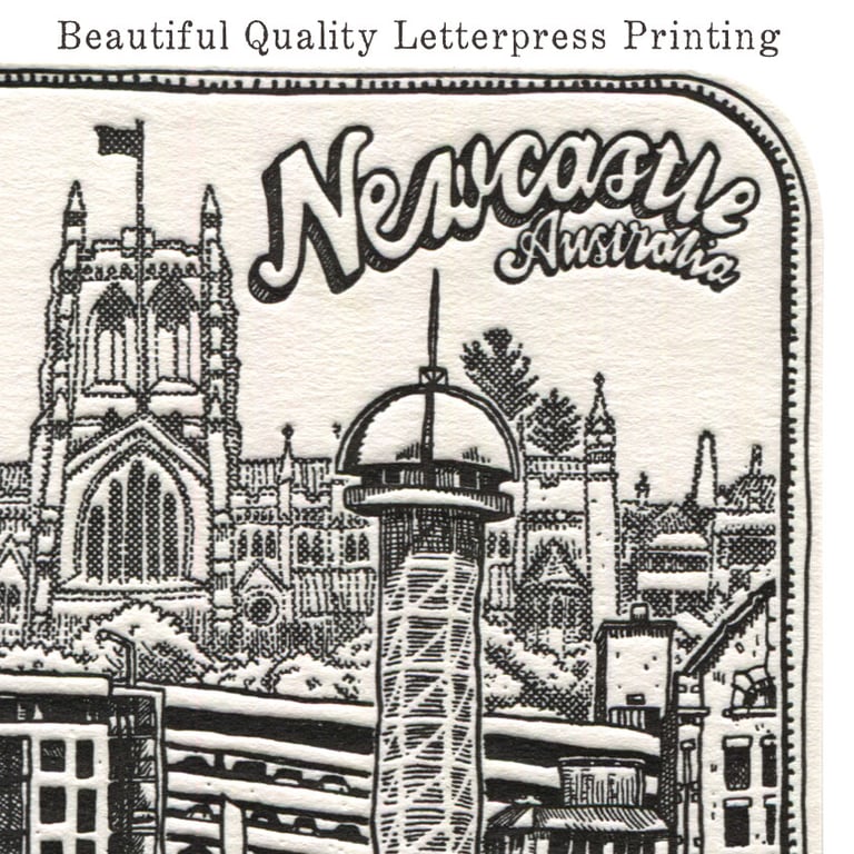 16 Letterpress Coasters from Canberra and Newcastle Image 5