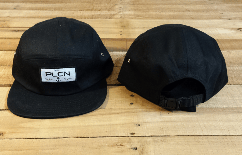 Image of PLCN Classic 5 Panel Black