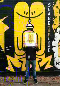 Image 4 of Share The Love - Framed Screenprint