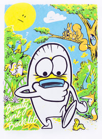 Image 2 of Beauty Isn't Back-Lit - Framed Screenprint