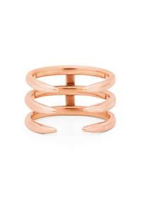 Image of Claw Ring 3 Gold or Rosé