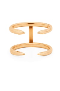 Image of Claw Ring 2 Gold or Rosé