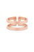 Image of DUAL Ring Small Gold or Rosé