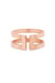 Image of DUAL Ring Small Gold or Rosé