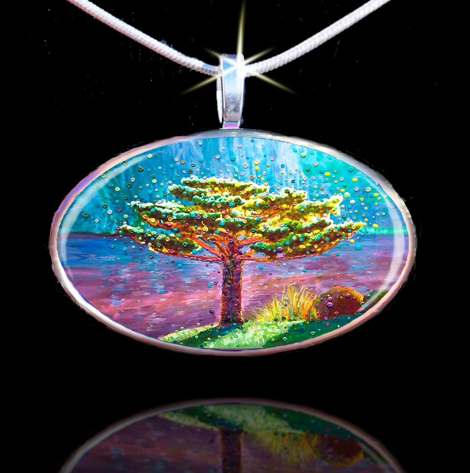 Image of The Tree Of Gratitude Pendant - Your path to joy and happpiness