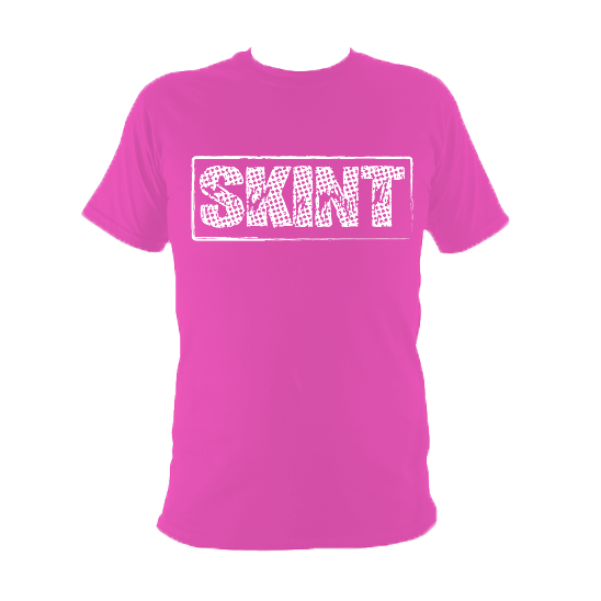 Image of Unisex "SKINT" logo tee