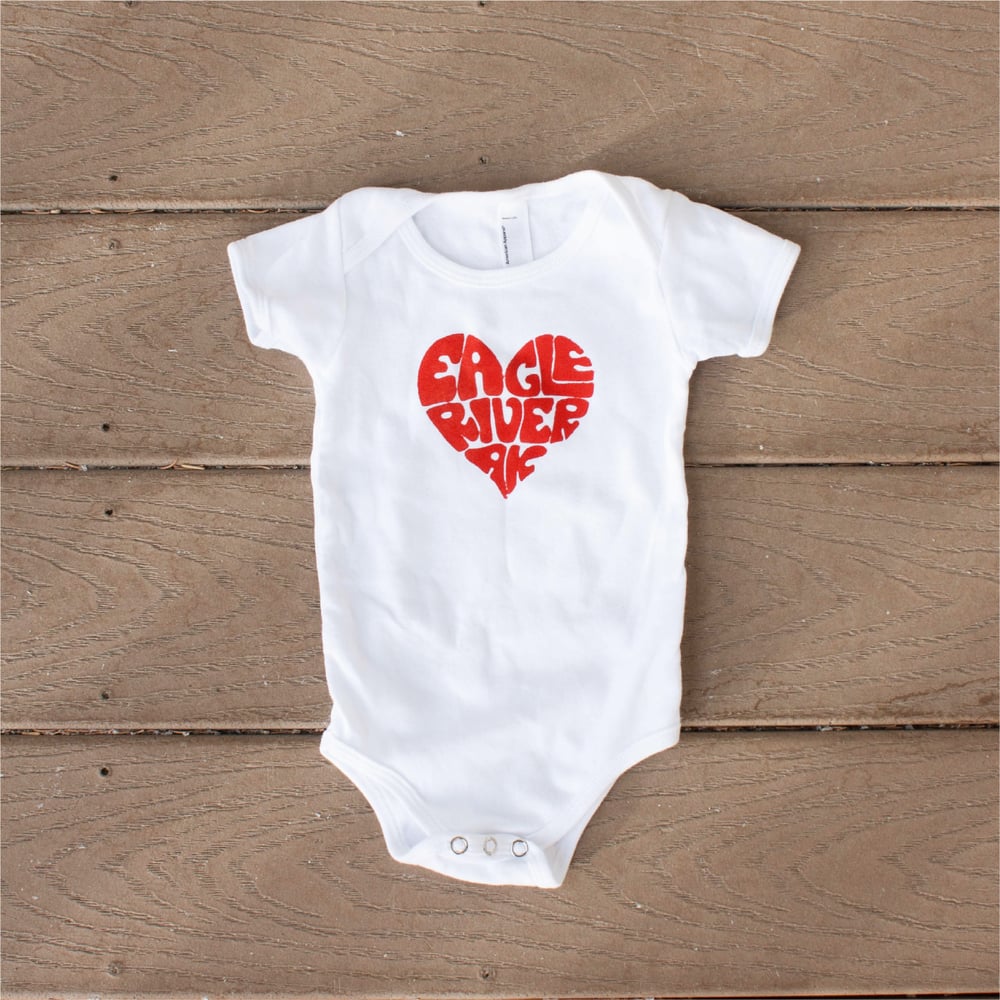 Image of Eagle River Baby Onesie 