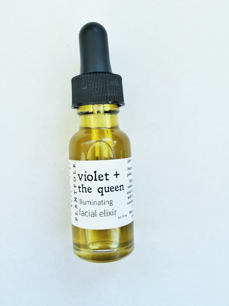 Image of violet + the queen // illuminating facial elixir
