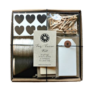 Image of Black Tag + Twine Kit