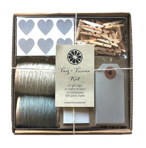 Image of Gray Tag + Twine Kit