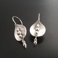 Image 3 of Leaf Shield Earrings *click for options*