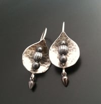 Image 4 of Leaf Shield Earrings *click for options*