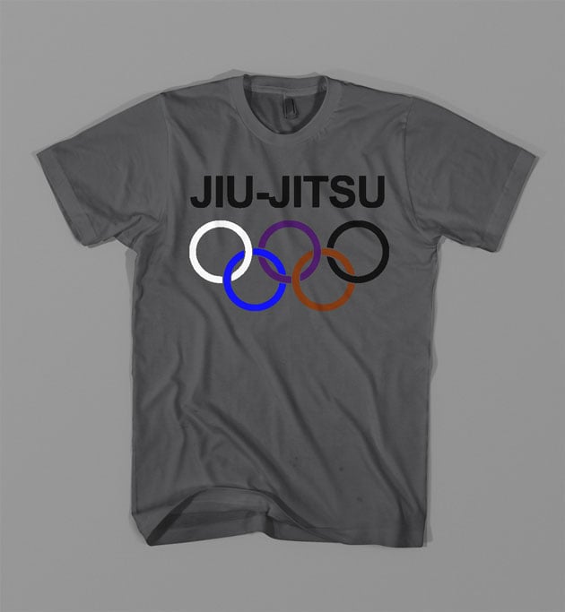 Image of Jiu-Jitsu Olympics Shirt Grey