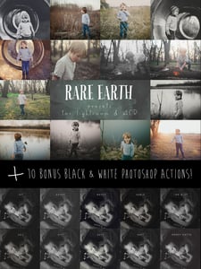 Image of Rare Earth Presets - LR & ACR + Black & White Photoshop Actions